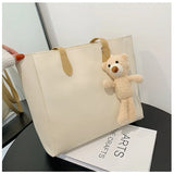 Retro Tote Shoulder Bag Large-capacity Handbag Casual Style