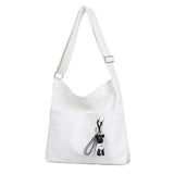 Korea Japanese Canvas Shoulder Bag Art Satchel