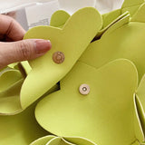 Vintage Bucket Sweet Shoulder Bag with 3D Flower Design