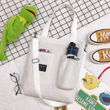 Canvas Crossbody Shoulder Bag Large Capacity School Totes