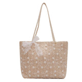 Women Bag Lace Fairy Bags Shoulder Bags Woven Bucket Bags