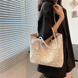 Women Bag Lace Fairy Bags Shoulder Bags Woven Bucket Bags