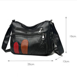 Women Bag Lady Crossbody Bags PU Leather Daily Shoulder Pack