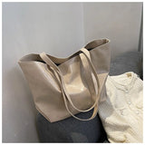 Large Capacity Women Tote Bag Texture Handbag Casual Porta
