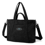Women Corduroy Tote Bag Large Capacity Shoulder Handbag