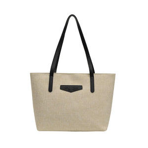 Large Capacity Cotton Linen Tote Bag Casual Female Shopping Handbag