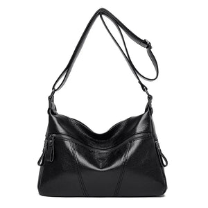 Leather Women's Crossbody Bag Shoulder Messenger Sac A Main Femme