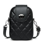 Lozenge Pattern Shoulder Small Flap Crossbody Messenger Bag