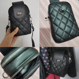 Lozenge Pattern Shoulder Small Flap Crossbody Messenger Bag