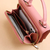 Square Pu Leather Shoulder Tote Bag Crossbody Women's Bag