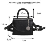 Women PU Leather Fanny Pack Clutch Small Chest Shoulder Bags