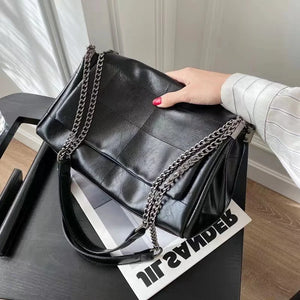Women Shoulder Bag Chain Messenger Bag Soft Leather Purse Handbags Sac A Main