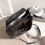 Women Shoulder Bag Chain Messenger Bag Soft Leather Purse Handbags Sac A Main