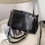 Women Shoulder Bag Chain Messenger Bag Soft Leather Purse Handbags Sac A Main