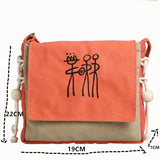 Ethnic Jute Bag with Wood Bead Tassel - Small Shoulder Bag