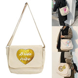 Women Messenger Bag College Backpack Large Capacity Shoulder Tote