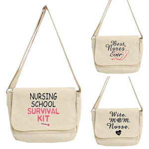 Women Bag Messenger Female Backpack College Large Capacity Nurse Series