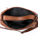 Middle aged Mom's Bag One Shoulder High Capacity Versatile Soft Retro Bag