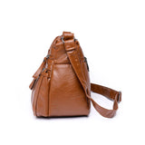 Middle aged Mom's Bag One Shoulder High Capacity Versatile Soft Retro Bag