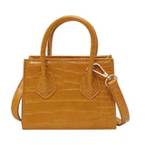 Women Mini Messenger Bag PU Handbag One-shoulder Small Square Bag