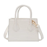 Women Mini Messenger Bag PU Handbag One-shoulder Small Square Bag