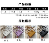 Women Mini Messenger Bag PU Handbag One-shoulder Small Square Bag