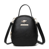 3 Layer Soft PU Leather Shoulder Bag Crossbody Messenger Clutch Purse