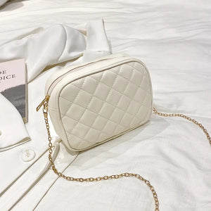Embroidered Small Square Crossbody Bag for Women