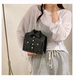 Women Bag PU Flap Shoulder Bag Chains Clothes Shaped Crossbody Bags Funny Purse
