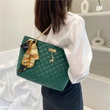 Embroidered Chain Bag Large-capacity Messenger Tote Bag