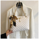 Embroidered Chain Bag Large-capacity Messenger Tote Bag