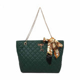 Embroidered Chain Bag Large-capacity Messenger Tote Bag