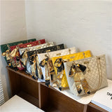 Embroidered Chain Bag Large-capacity Messenger Tote Bag