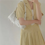 Vintage Canvas Bucket Shoulder Bag Crossbody Euro Style
