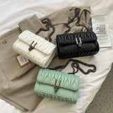 Women Chain Messenger Bag PU Leather Small Crossbody Bag