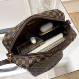 Women Crossbody Bag Small Square PU Leather Casual Shoulder Bag