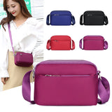 Women Crossbody Bag Oxford Cloth Causal Shoulder Small Bag