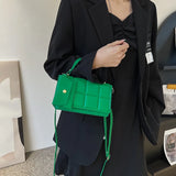 Women Bag Lady Shoulder Messenger Solid Small Square Crossbody Bags