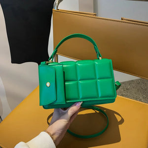 Women Bag Lady Shoulder Messenger Solid Small Square Crossbody Bags
