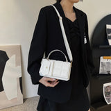 Women Bag Lady Shoulder Messenger Solid Small Square Crossbody Bags