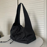 Nylon Bucket Shoulder Bag Tote Handbag