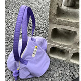 Women Nylon Bucket Shoulder Bag Purses Handbags Red Tote Bag