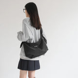 Nylon Bucket Shoulder Bag Tote Bag
