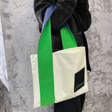 Women Nylon Tote Bag Casual Shoulder Handbag High-Capacity Shopping Bag
