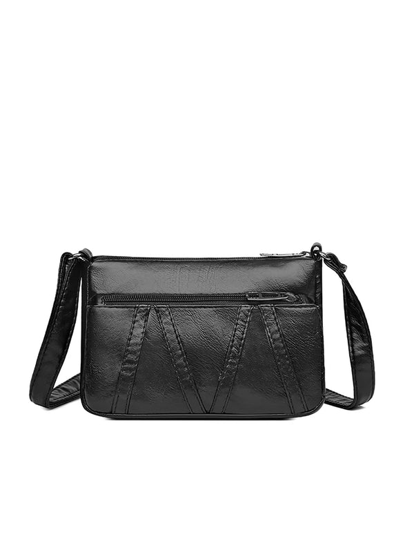 Women Vintage Crossbody Shoulder Bag PU Leather Messenger Daily HandBags