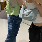 Nylon Shoulder Purse Canvas Small Shoulder Bag Clutch Women Handbags