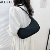 Nylon Armpit Shoulder Purse Canvas Handbag Clutch Women Hobos Bolso Feminina