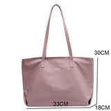 Nylon Tote Bag Large Capacity Soft Handbag Shoulder Satchel Side Shopping Bag