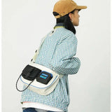 Nylon Zipper Shoulder Bags Handbags Purse Girls Bag