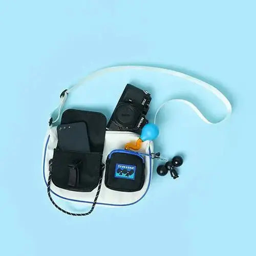 Nylon Zipper Shoulder Bags Handbags Purse Girls Bag